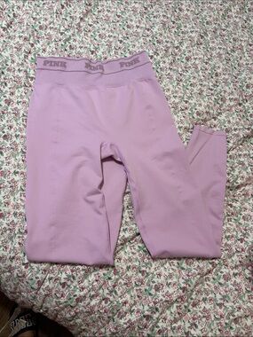 PINK Victoria's Secret Lavender Seamless Leggings
